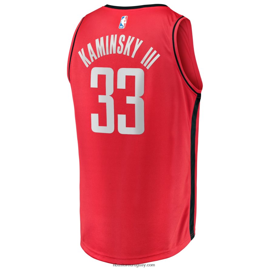houston cohetes frank kaminsky iii rojo fast break player jersey 6L080N18925 NBA