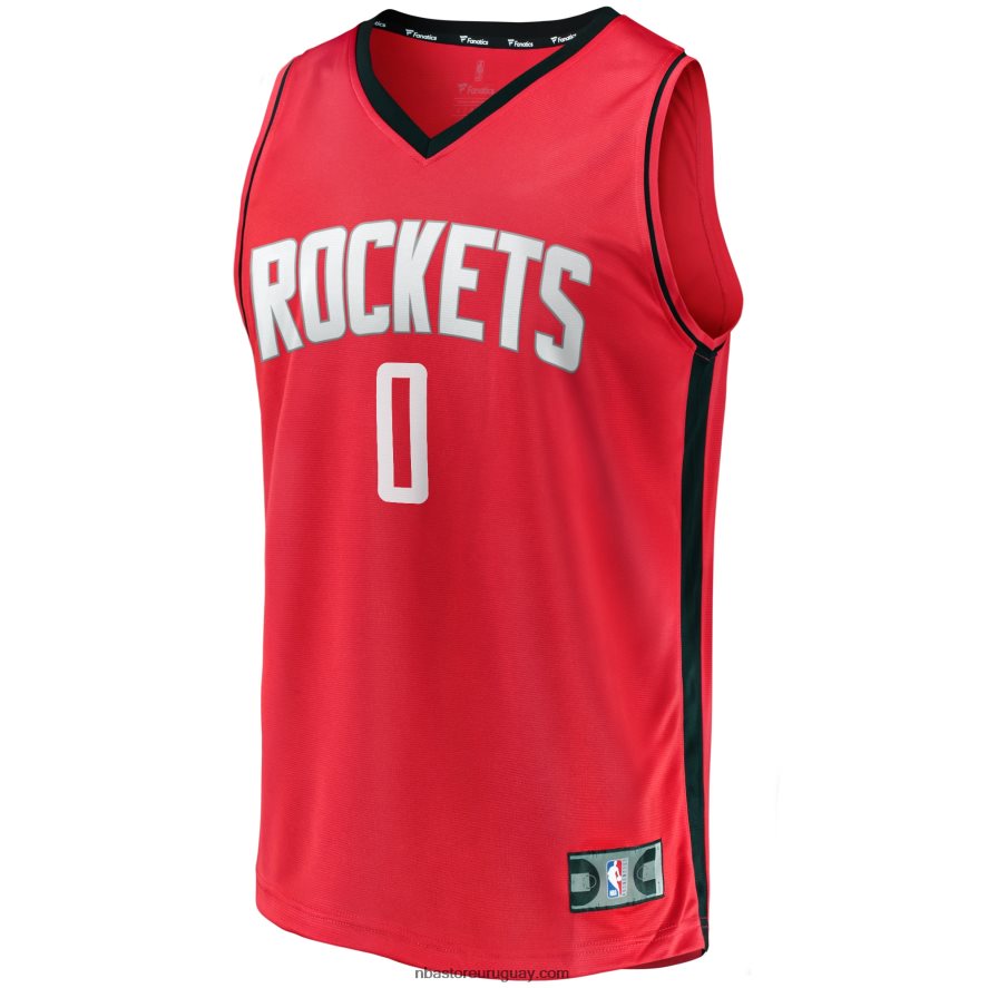 houston cohetes russell westbrook rojo fast break player réplica de jugador 6L080N17019 NBA