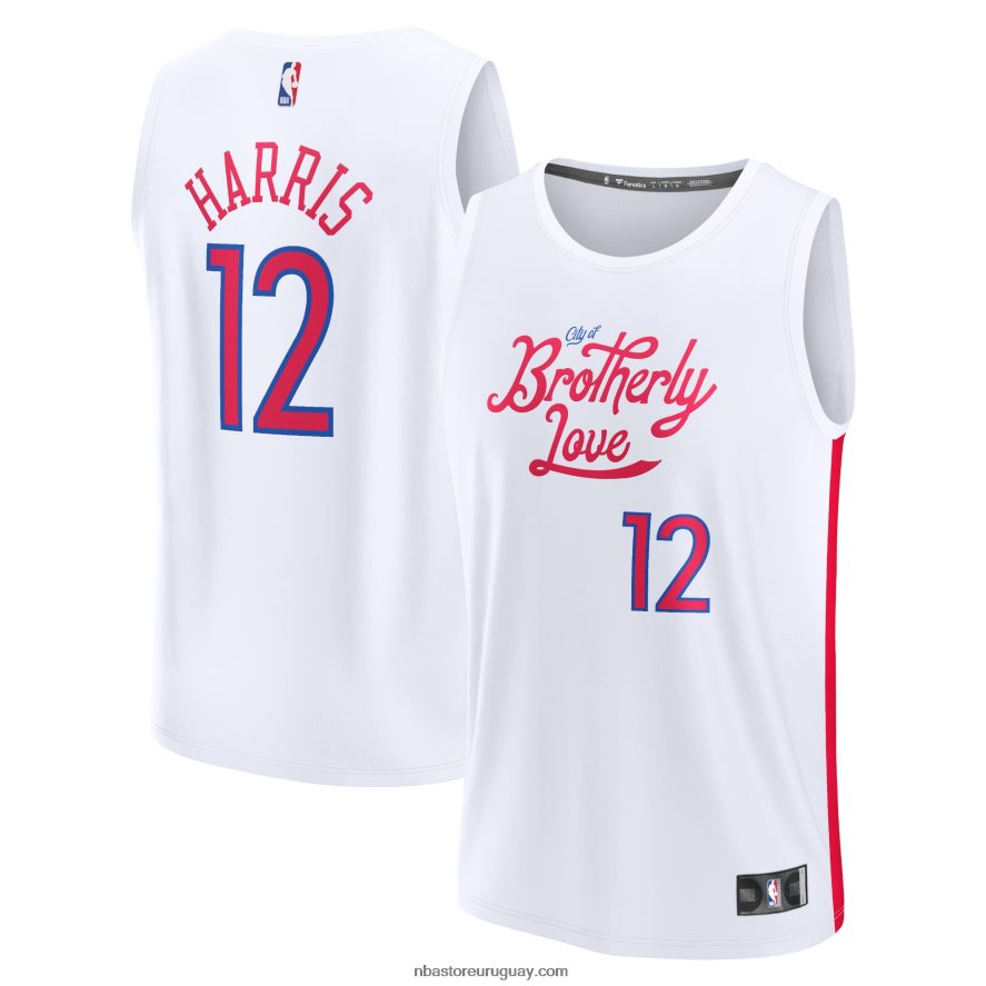 camiseta philadelphia 76ers tobias harris blanca fastbreak 6L080N17580 NBA