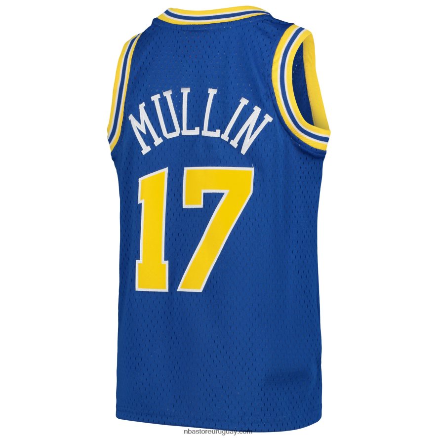 golden state warriors chris mullin royal 1993-94 hardwood classics swingman retroceso jersey 6L080N16830 NBA