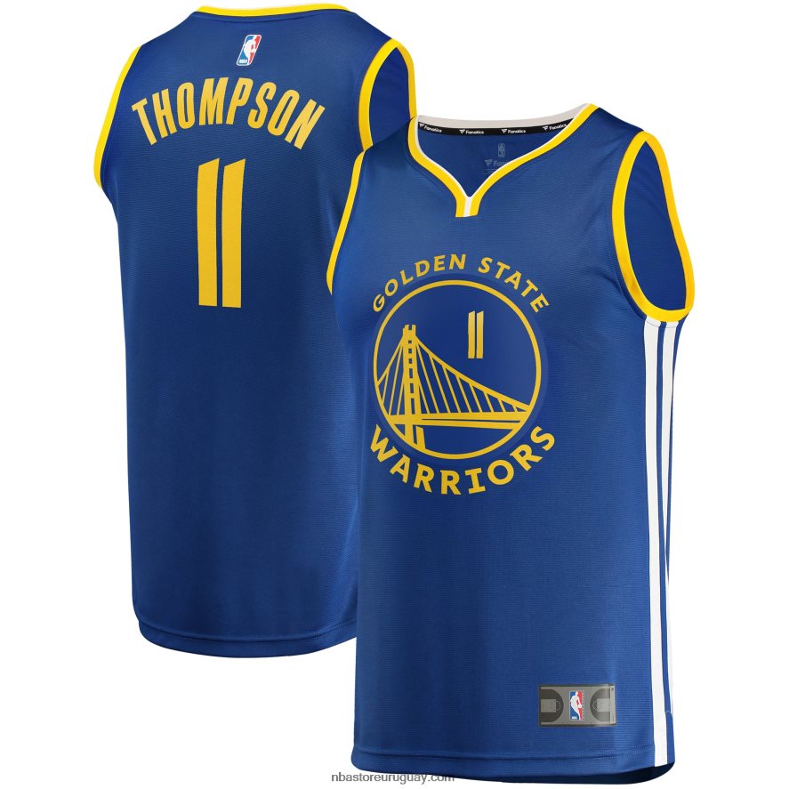 golden state warriors klay thompson royal fast break réplica playera de jugador 6L080N18308 NBA