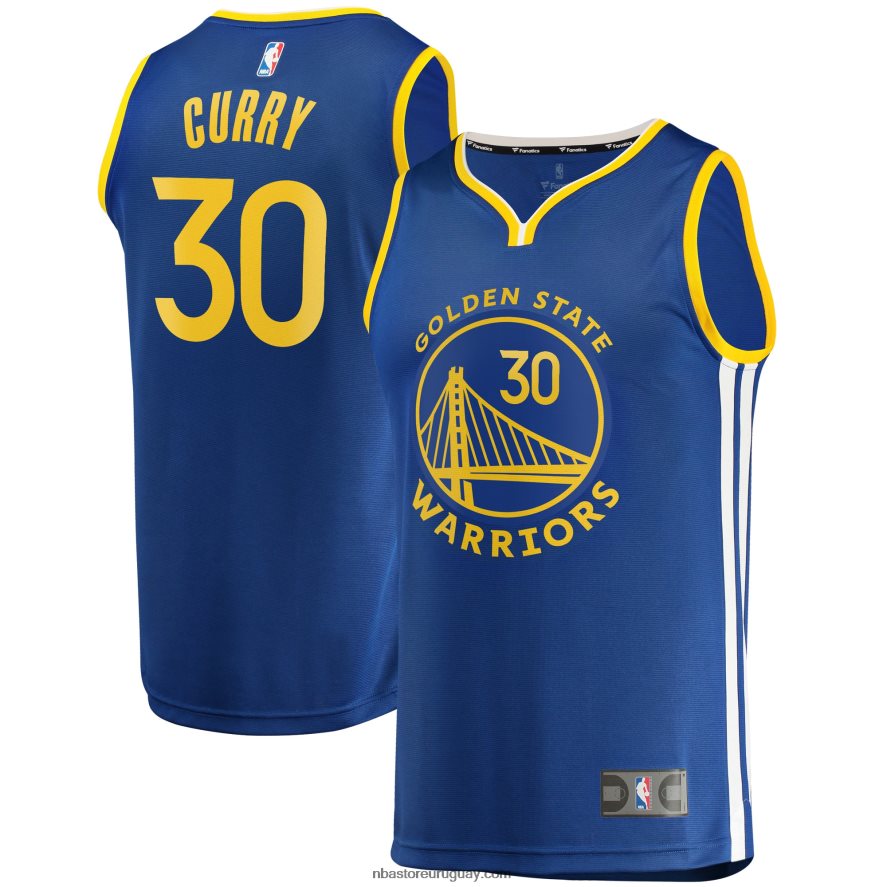 golden state warriors stephen curry royal fast break replica playera de jugador 6L080N16700 NBA