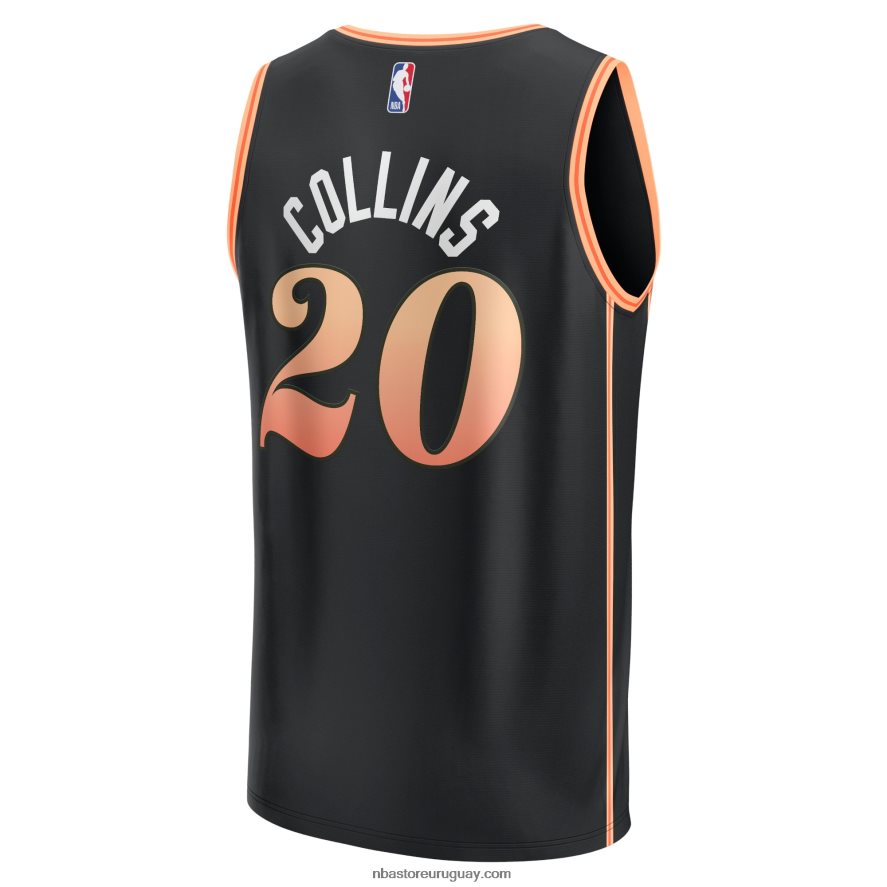 atlanta hawks john collins jersey negro de ruptura rápida 6L080N18720 NBA