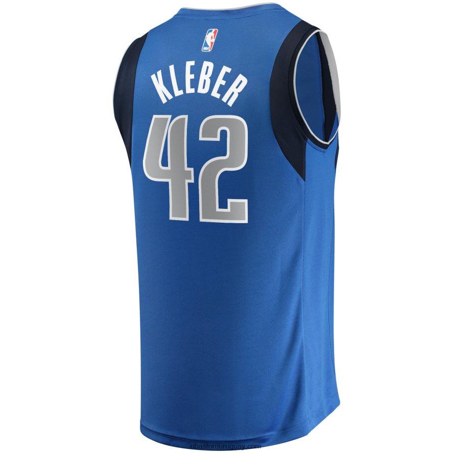 camiseta dallas mavericks maxi kleber blue fast break jugador 6L080N17846 NBA