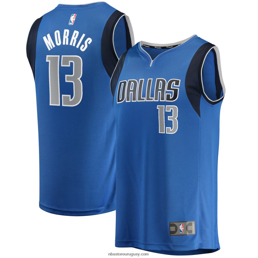 camiseta de jugador de dallas mavericks markieff morris blue fast break 6L080N18413 NBA