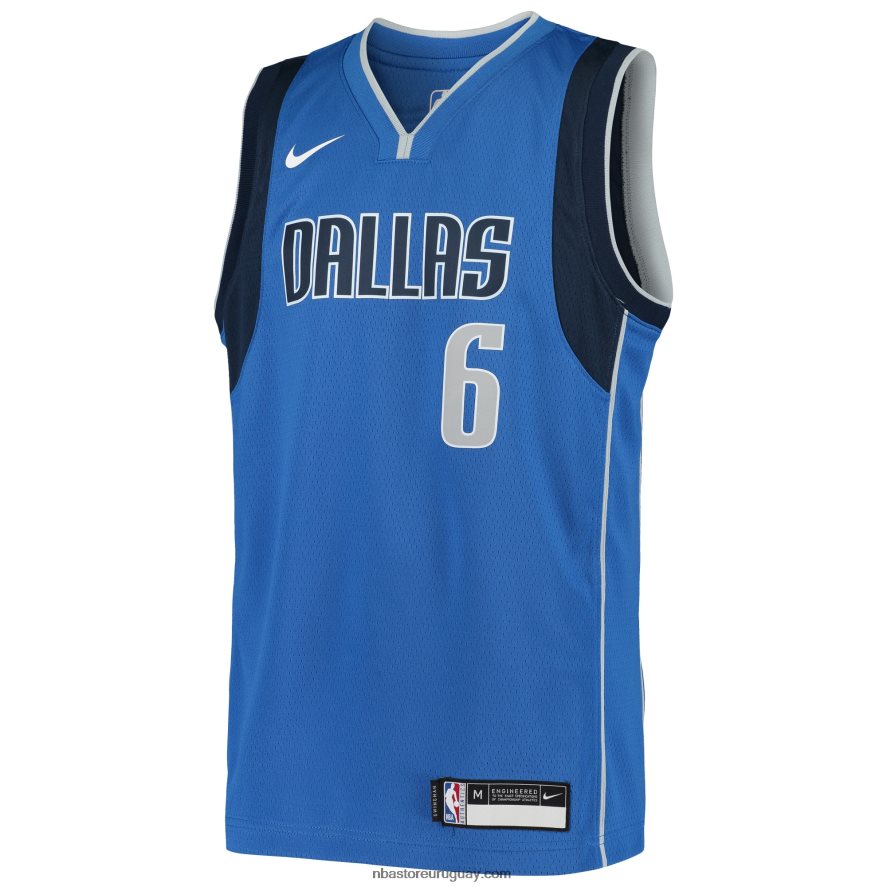 camiseta nike azul swingman kristaps porzingis de los mavericks de dallas 6L080N18595 NBA