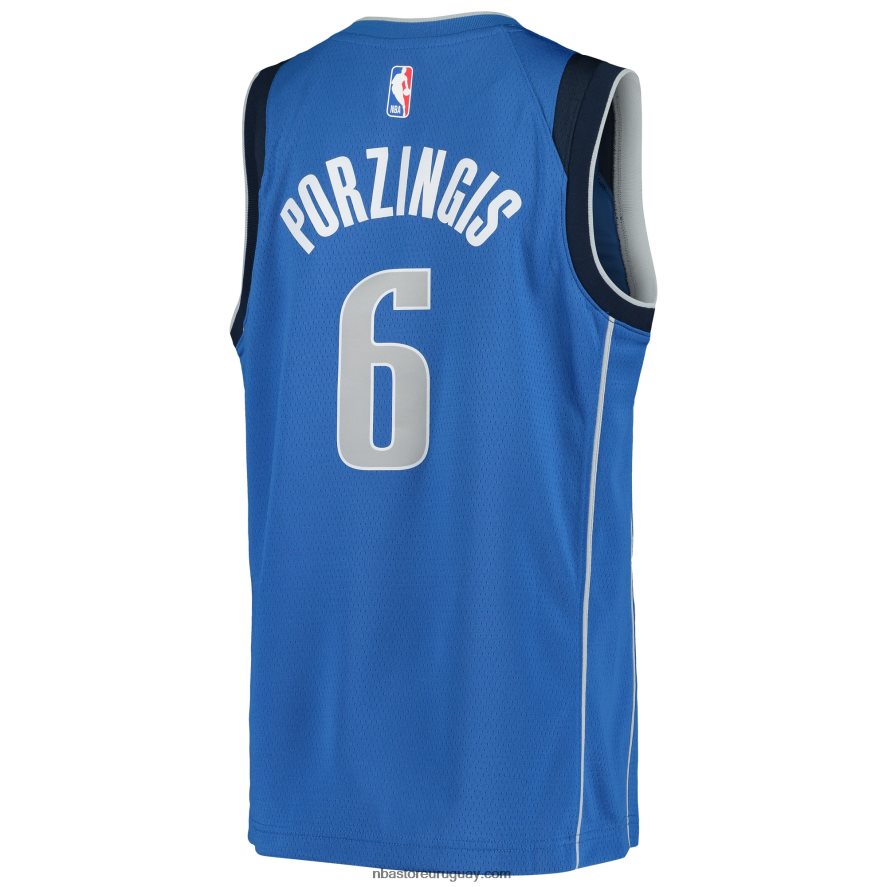 camiseta nike azul swingman kristaps porzingis de los mavericks de dallas 6L080N18595 NBA