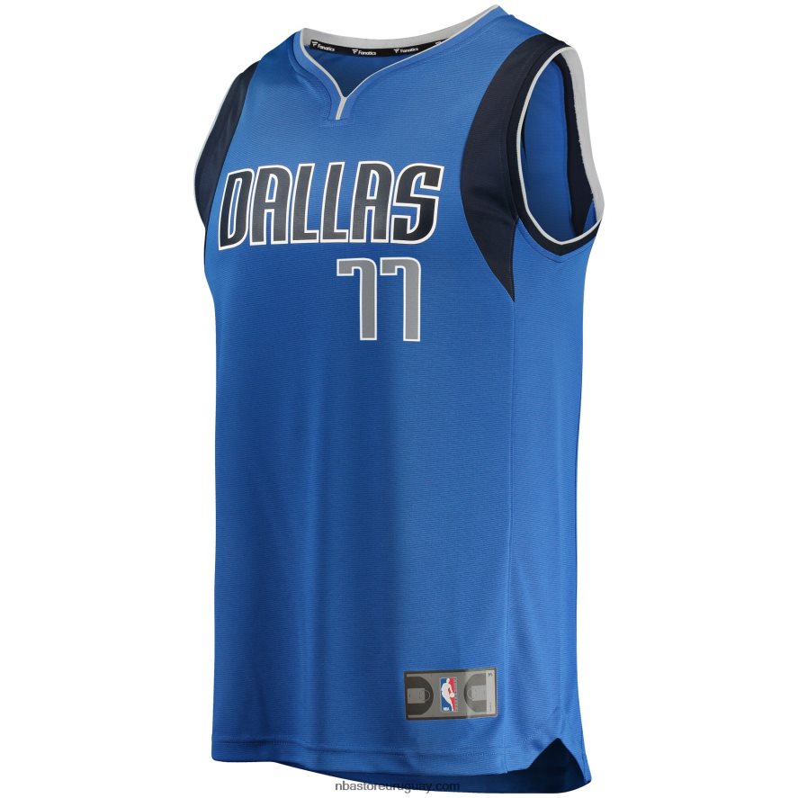 dallas mavericks luka doncic azul fast break replica jersey 6L080N16702 NBA