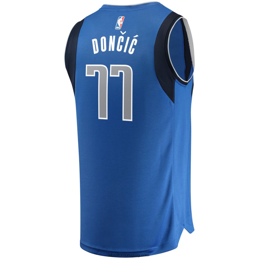dallas mavericks luka doncic azul fast break replica jersey 6L080N16702 NBA