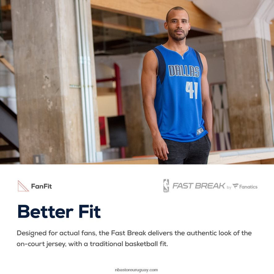 dallas mavericks luka doncic azul fast break replica jersey 6L080N16702 NBA