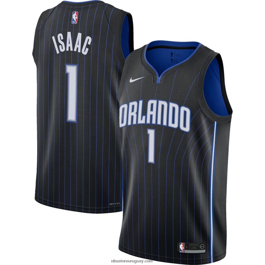 camiseta orlando magic jonathan isaac nike swingman negra 6L080N18387 NBA