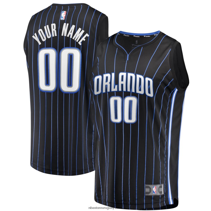 orlando magic black fast break replica camiseta personalizada 6L080N16785 NBA