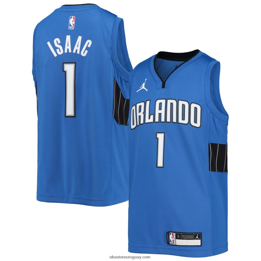 orlando magic jonathan isaac jordan marca azul jugador jersey 6L080N18059 NBA