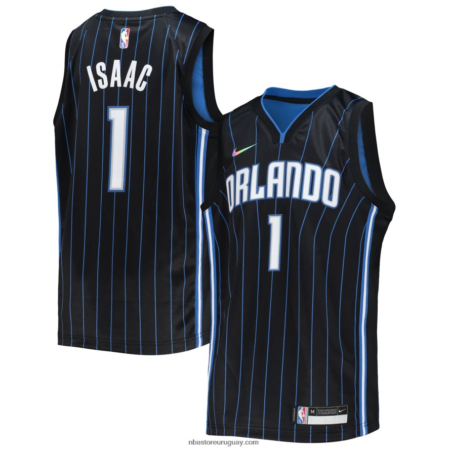 orlando magic jonathan isaac nike negro diamante swingman jersey 6L080N18410 NBA