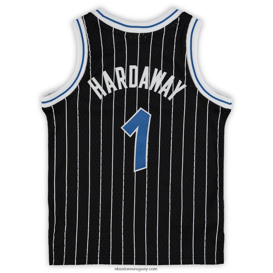 preescolar orlando magic penny hardaway negro 1994-1995 hardwood classics camiseta del equipo de retroceso 6L080N16837 NBA