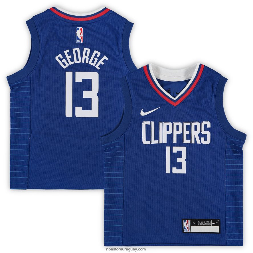 Preescolar la clippers paul george nike royal fast break replica jersey 6L080N17753 NBA