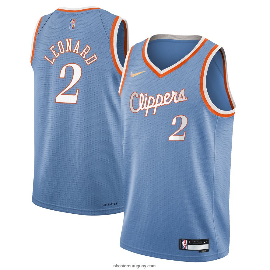 camiseta la clippers kawhi leonard nike azul claro swingman 6L080N18549 NBA