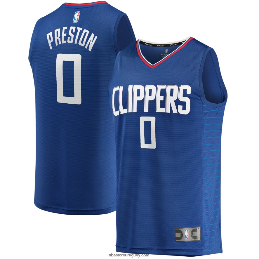 la clippers jason preston royal fast break player jersey 6L080N17775 NBA