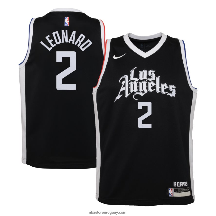 la clippers kawhi leonard nike swingman jersey negro 6L080N18104 NBA