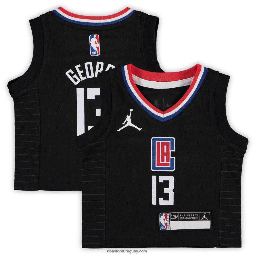la clippers paul george jordan brand camiseta negra 6L080N18298 NBA