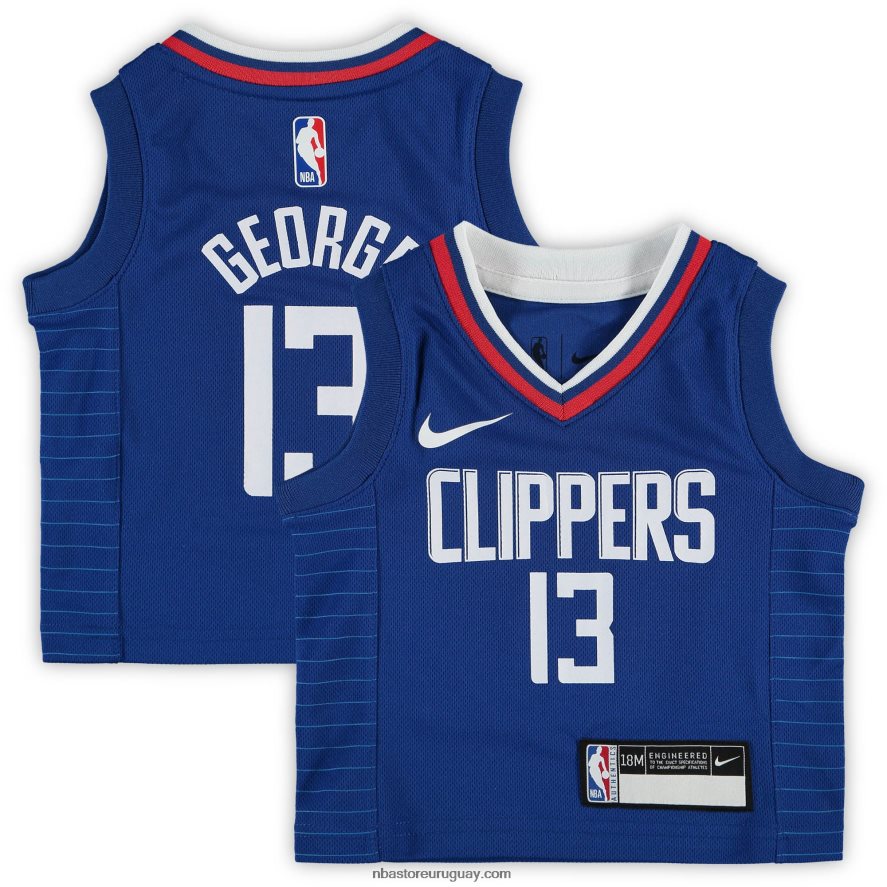 la clippers paul george nike royal jersey 6L080N17602 NBA