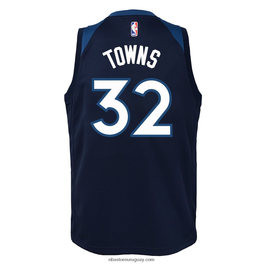 minnesota timberwolves karl-anthony towns nike azul marino swingman jersey 6L080N17316 NBA