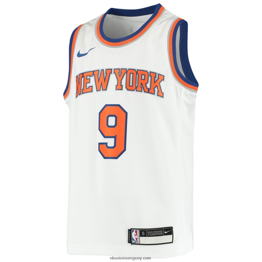 camiseta new york knicks rj barrett nike blanca swingman 6L080N17996 NBA