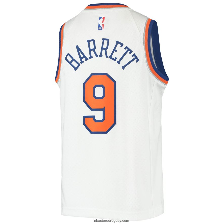 camiseta new york knicks rj barrett nike blanca swingman 6L080N17996 NBA