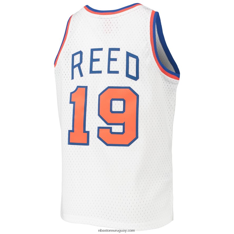 camiseta new york knicks willis reed mitchell & ness blanco 1969-70 hardwood classics swingman 6L080N16859 NBA