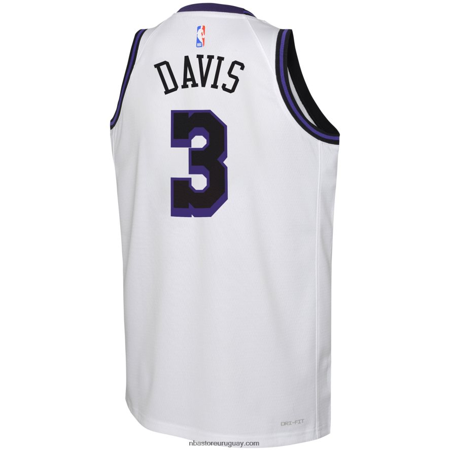 camiseta los angeles lakers anthony davis nike blanca swingman 6L080N18003 NBA