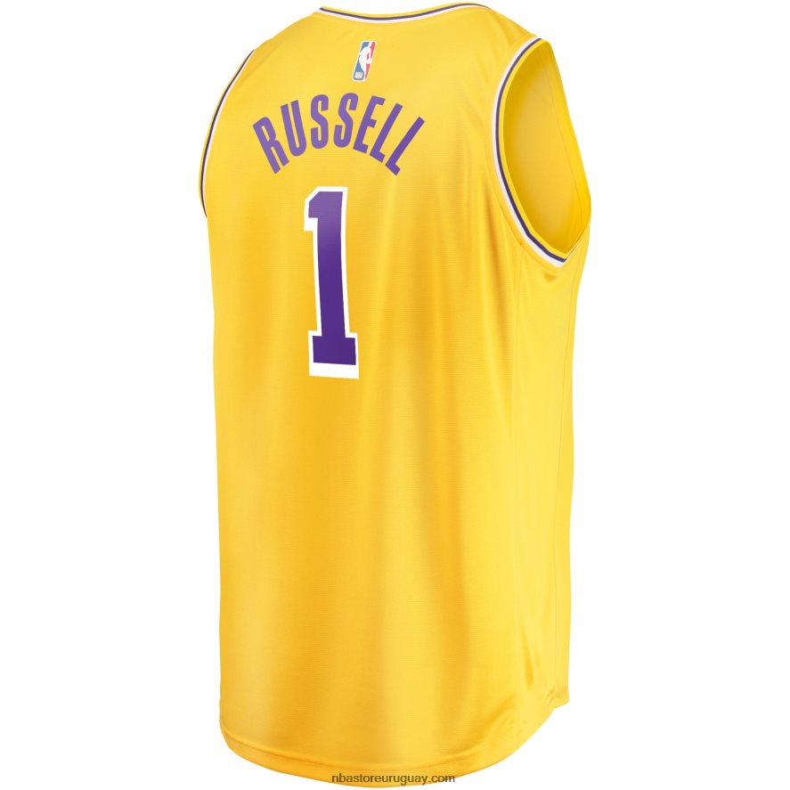 los angeles lakers d\'angelo russell oro fast break player jersey 6L080N16767 NBA