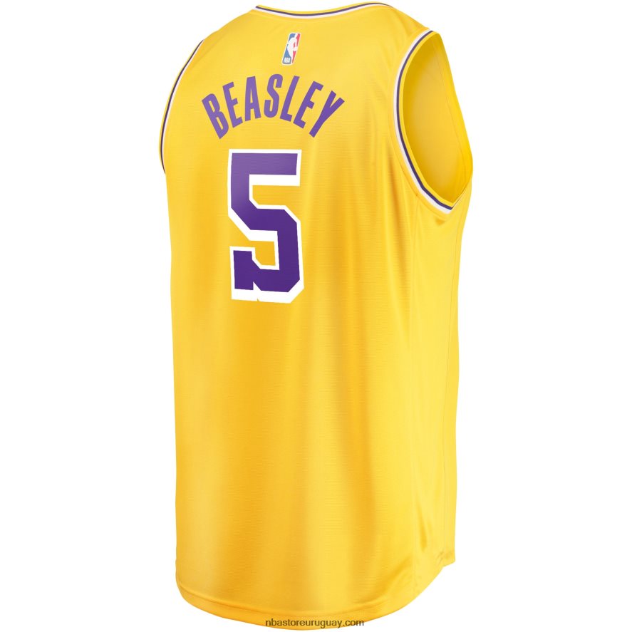 los angeles lakers malik beasley oro fast break player jersey 6L080N17597 NBA