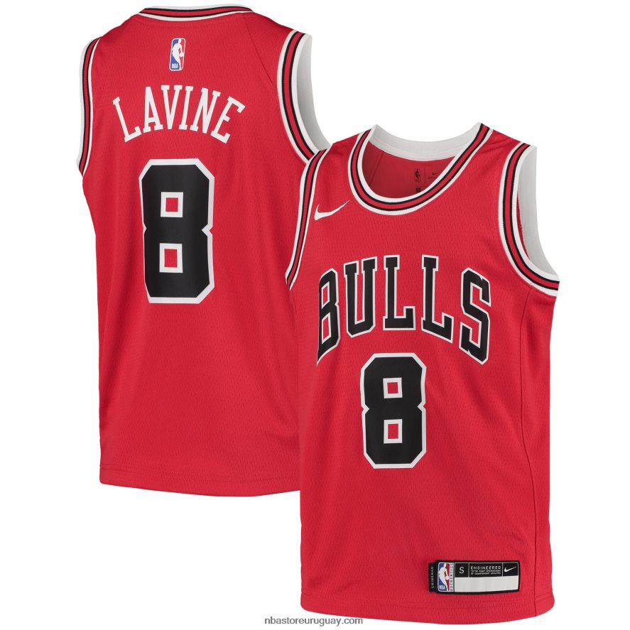 camiseta chicago bulls zach lavine nike rojo swingman 6L080N16761 NBA