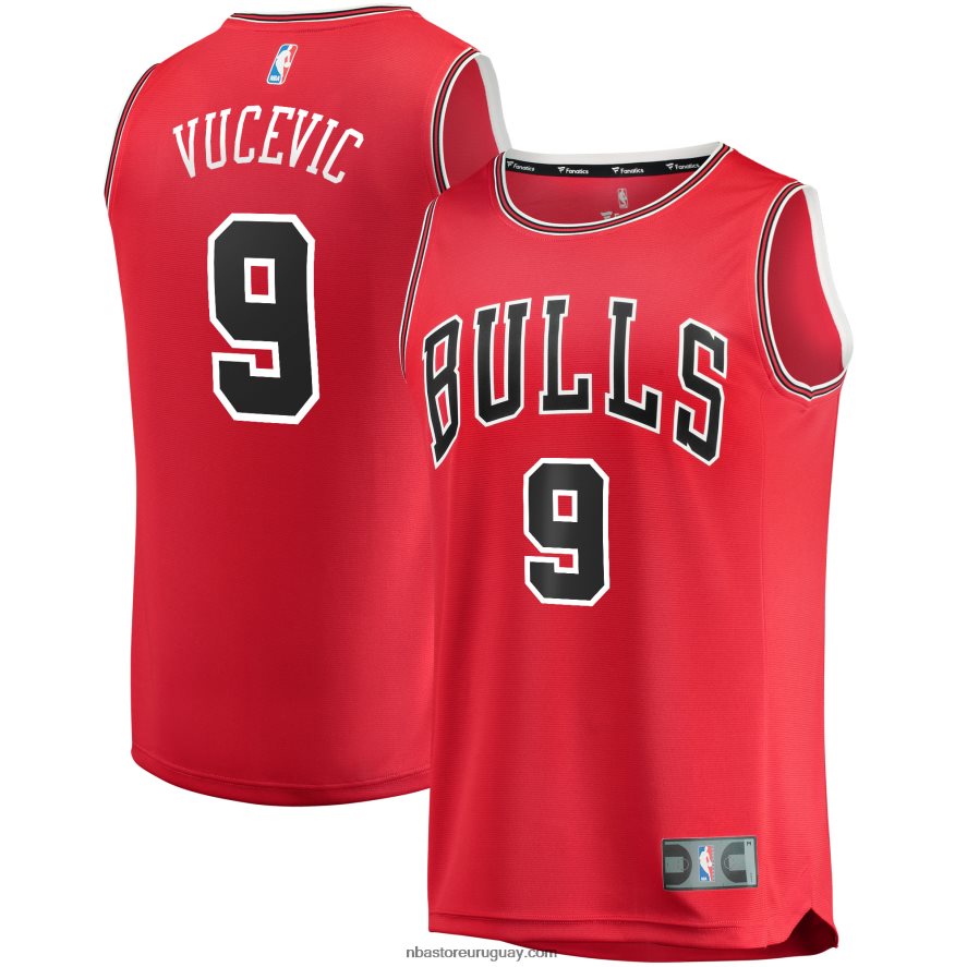réplica de camiseta roja de los toros de chicago nikola vucevic 6L080N17361 NBA