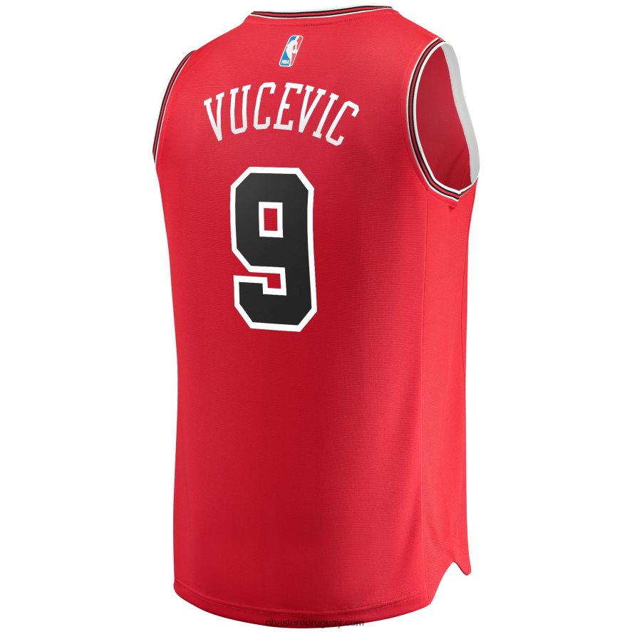 réplica de camiseta roja de los toros de chicago nikola vucevic 6L080N17361 NBA