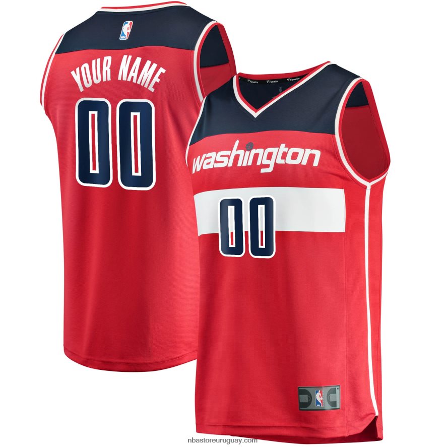 Washington Wizards Red Fast Break Réplica de camiseta personalizada 6L080N16995 NBA