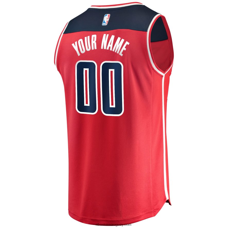 Washington Wizards Red Fast Break Réplica de camiseta personalizada 6L080N16995 NBA