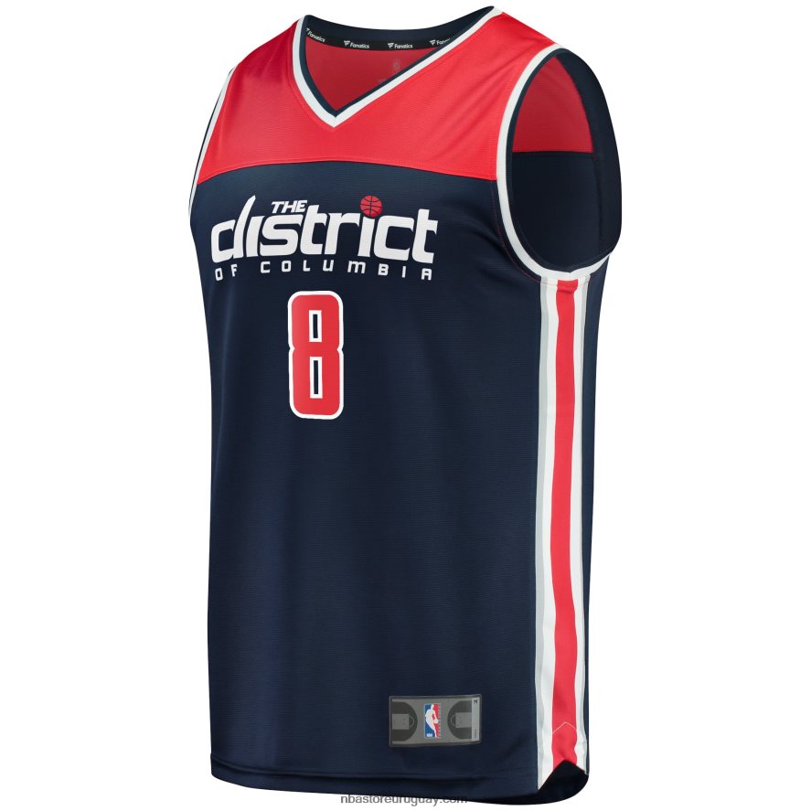 Washington Wizards Rui Hachimura Navy Fast Break Réplica playera del equipo 6L080N19346 NBA