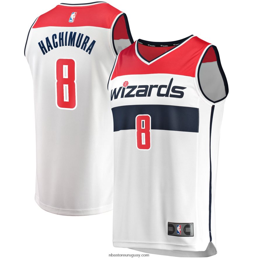 Washington Wizards Rui Hachimura Réplica de camiseta blanca de jugador Fast Break 6L080N18610 NBA