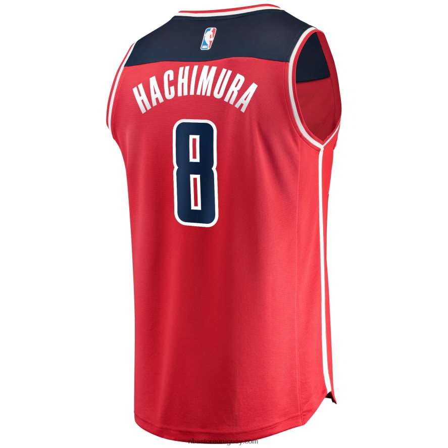 Washington Wizards Rui Hachimura Réplica roja Jersey Fast Break 6L080N19267 NBA