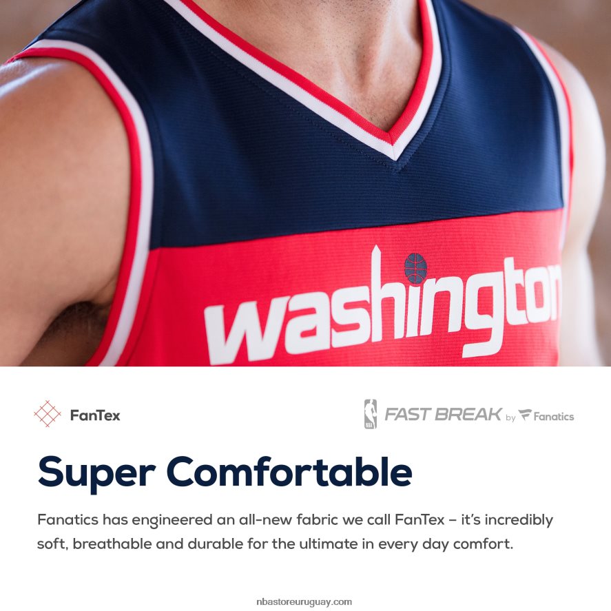 Washington Wizards Rui Hachimura Réplica roja Jersey Fast Break 6L080N19267 NBA