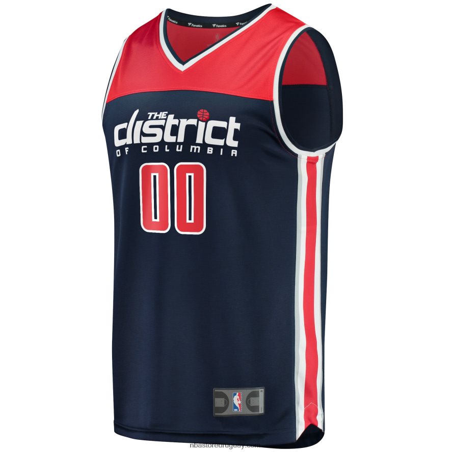 Washington Wizards azul marino Custom Fast Break Réplica Jersey 6L080N17456 NBA