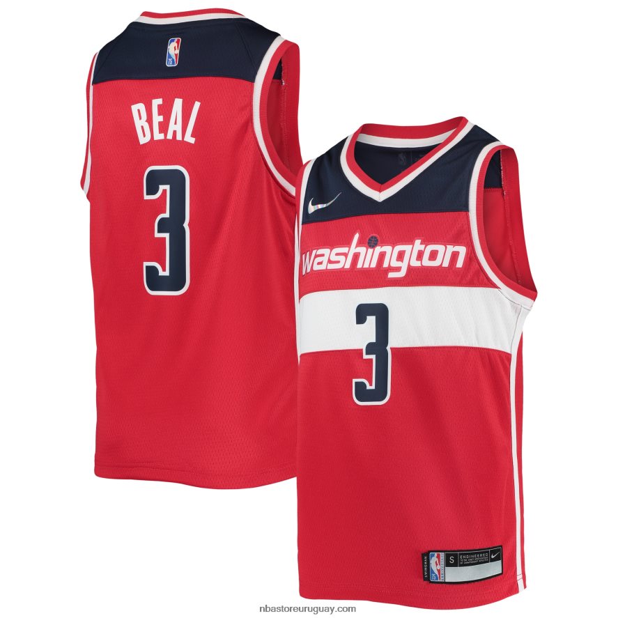 camiseta de los magos de washington bradley beal nike rojo diamante swingman 6L080N18855 NBA