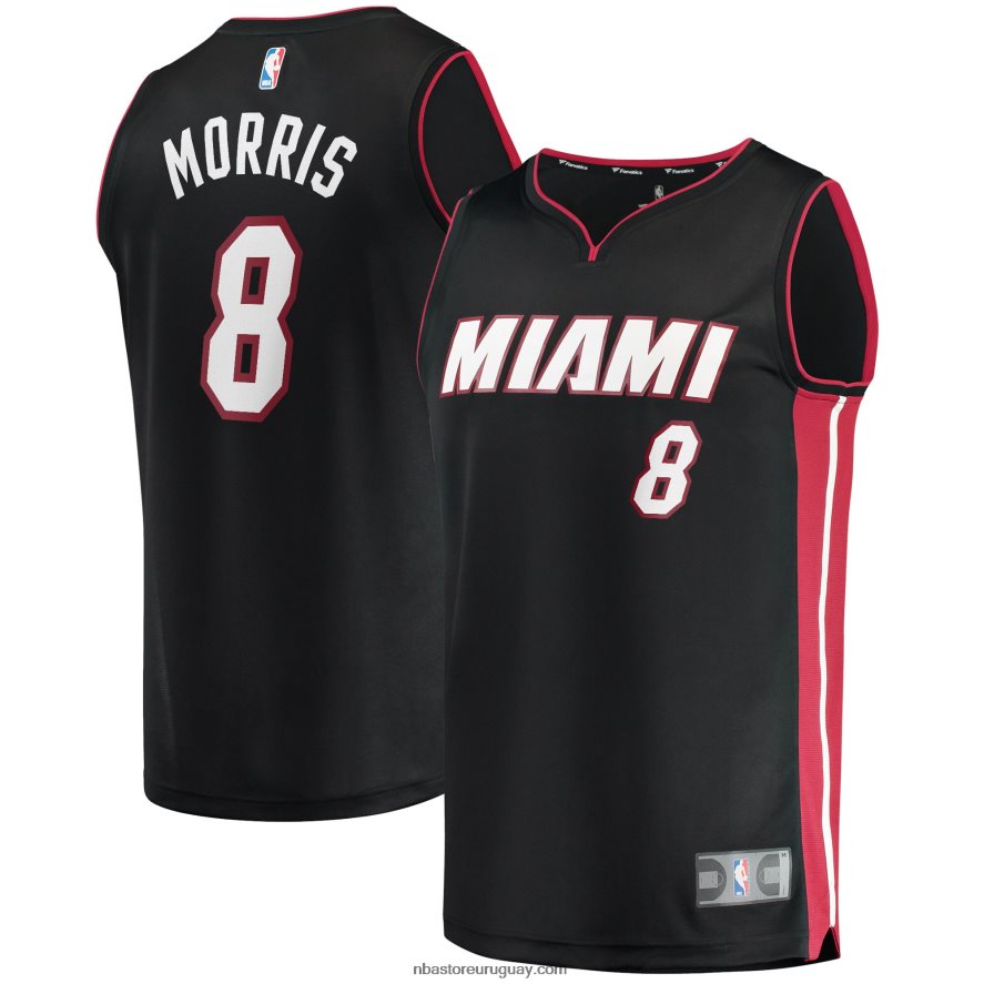 camiseta miami heat markieff morris réplica fast break negra 6L080N18625 NBA