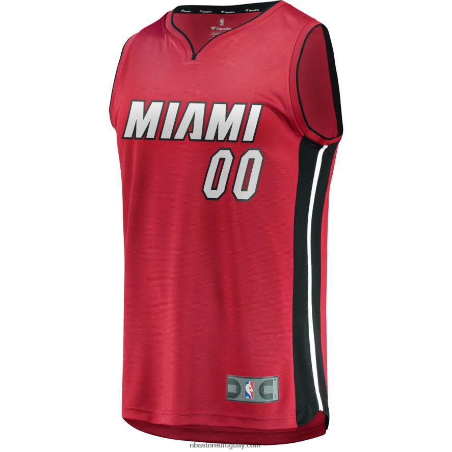 réplica de camiseta personalizada miami heat roja fast break 6L080N17180 NBA