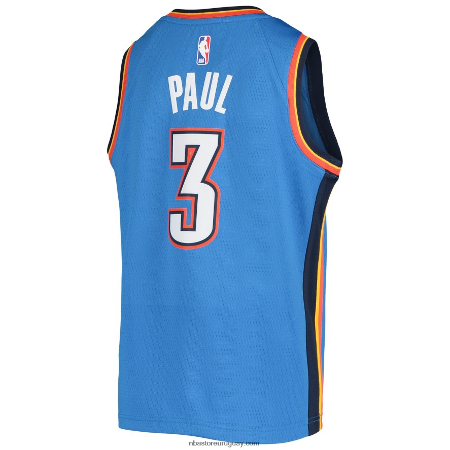 camiseta oklahoma city thunder chris paul nike azul equipo swingman 6L080N18730 NBA