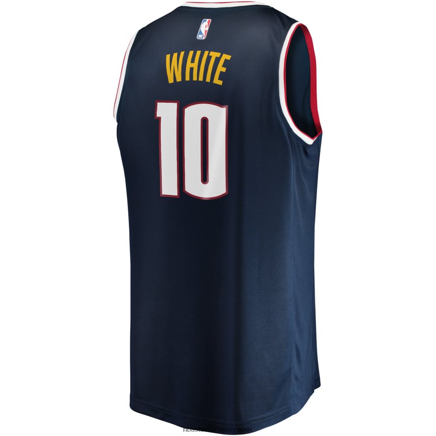 camiseta de jugador de denver nuggets jack white navy fast break 6L080N17976 NBA