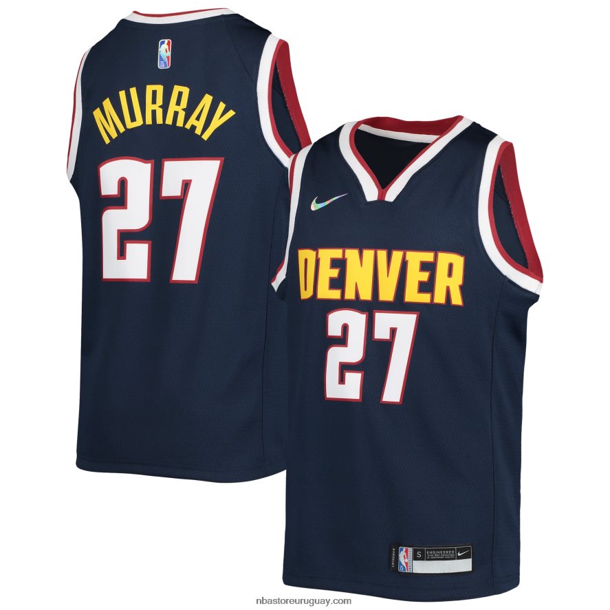 camiseta jamal murray denver nuggets nike azul marino diamante swingman 6L080N17433 NBA