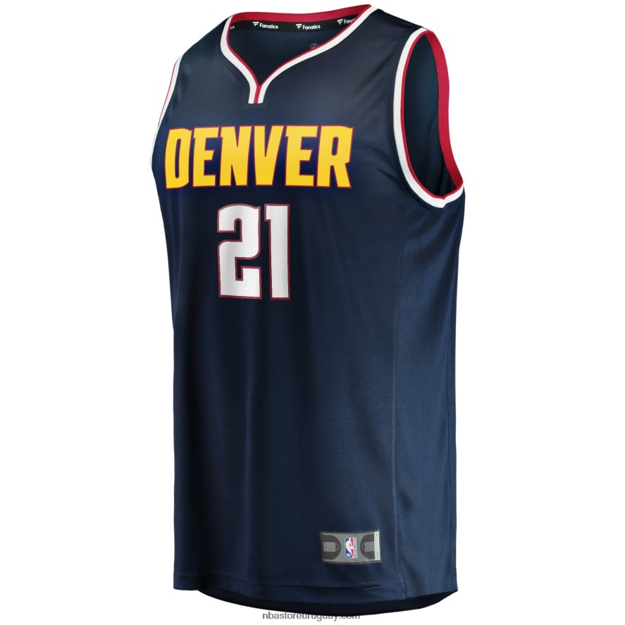 denver nuggets collin gillespie camiseta de jugador de ruptura rápida azul marino 6L080N17975 NBA