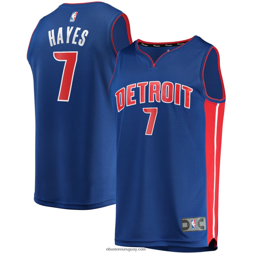 detroit pistons killian hayes azul 2020 draft primera ronda pick fast break replica jersey 6L080N17209 NBA